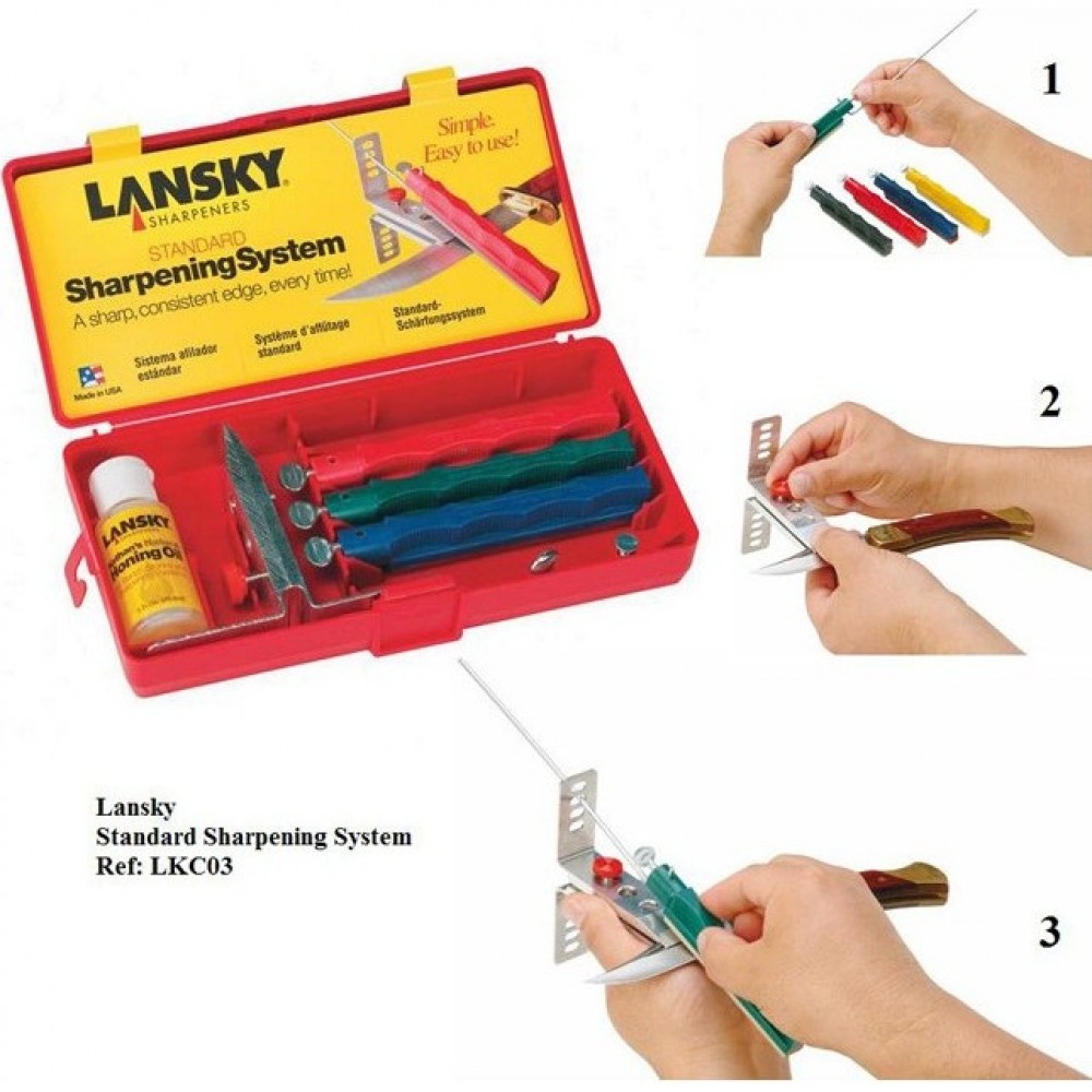 Lansky Deluxe Knife Sharpening System LKCLX