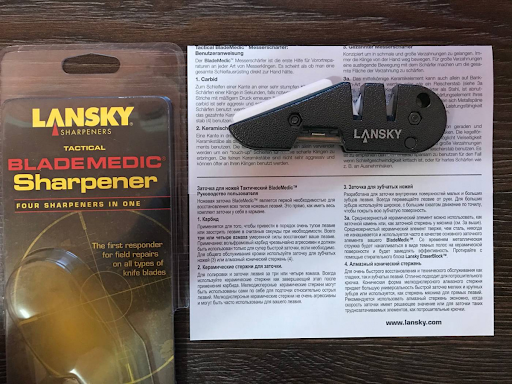 Lansky Sharpeners: PS-MED01 Tactical Blademedic Knife Sharpener, 4 In One!